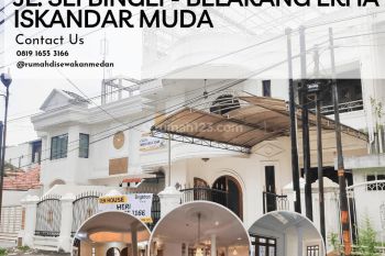 Rumah Mewah Semi Furnished. Jl. Sei Bingei, Iskandar Muda