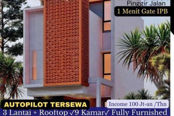 DIJUAL KOS KOSAN BOGOR SHM Dekat IPB Dramaga, PINGGIR JL 1 Menit Kampus, JAMINAN