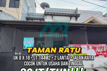 ** Rumah di Taman ratu 2 Lantai Sudah Renovasi Jalan Raya Cocok untuk usaha dan
