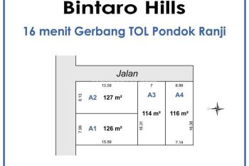 Tanah di Utara Rs Premier Bintaro, Tangerang Selatan