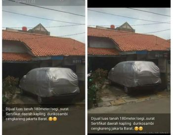 Dijual Tanah seluas 180meter