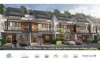 Rumah Grand Jura 88 Hoek 2 Lantai +attic Di Metland Menteng