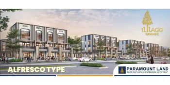 Ruko baru 3 lantai hadap jalan, il Lago Grande Paramount Serpong