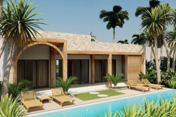 Villa project showcasing cliff 3 bedroom villa in Sunut Lombok