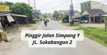 dijual tanah pinggir jalan sukabangun depan Bakso SOny