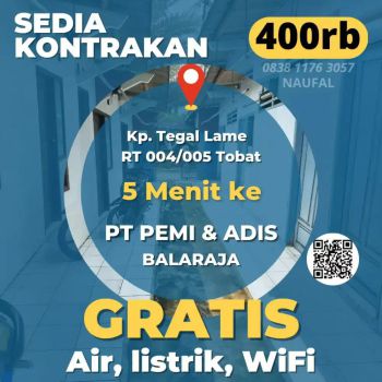 Disewakan atau Dikontrakan