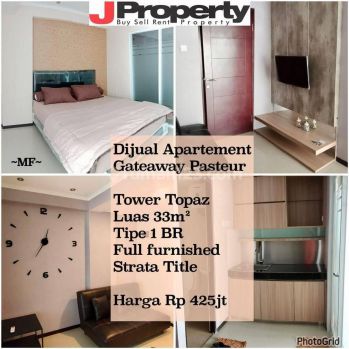 Apartemen Gateway Pasteur Furnished Bagus murah