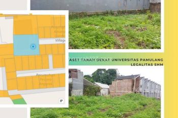 Tanah Siap Bangun Dekat Stasiun Rawabuntu SHM Ready