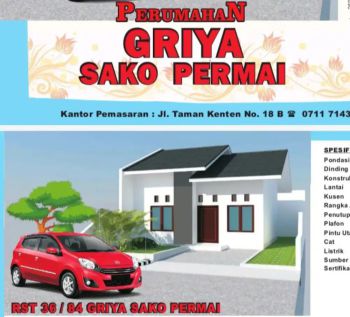 Perumahan Griya Sako Permai tahap 5 lanjutan