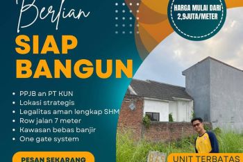 Kavlingan Siap Bangun Sidoarjo sudah SHM Split bebas banjir