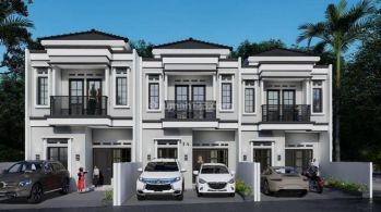 RUMAH 2 LANTAI MODERN MINIMALIS BEBAS BANJIR DEKAT TOL CIBUBUR JAKARTA TIMUR