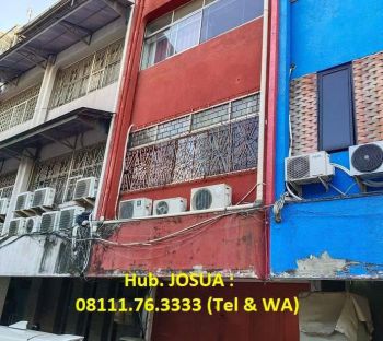 Ruko Kemayoran Jl Garuda : LT 102 m2, 4 Lt + Rooftop, Cocok u Kantor