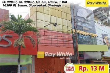 Ruko strategis tengah Solo bisa jual dan sewa