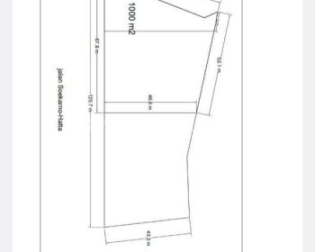 KAVLING TANAH KOMERSIAL 5210 M2 DI JL. SOEKARNO HATTA BANDUBG