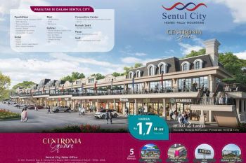 DijualRuko Baru Centronia Sentul City |  Type Standard LB : 104 M2