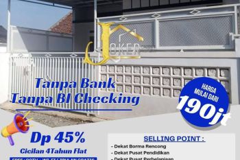 Mutiara Sari Rumah Syariah, Angsuran 2jt'an Flat Sampai Lunas