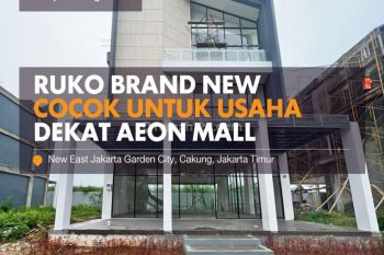 Ruko New East Jakarta Garden City, Cakung, Jakarta Timur