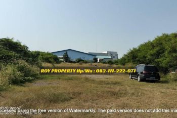 LOKASI TERBAIK Dijual Tanah di Marunda 7.585 m2 Segaramakmur Bekasi Dekat Center