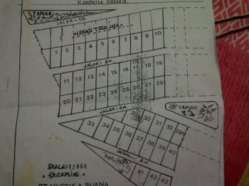 DIJUAL Murah Tanah Kavling Tambak Oso/Waru/Poltek Pelayaran/MERR/UINSA