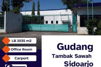Gudang Tambak Sawah Unit I Berada di Kawasan Pergudangan Industrial di Sidoarjo