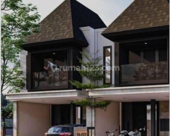 Rumah Strategis 2 Lt Premium Arsitektur Bali di Pamulang Tangerang Selatan Hanya