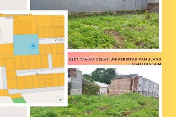 Tanah Siap Bangun Dekat Stasiun Rawabuntu SHM Ready