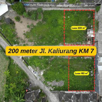 200 Meter Jalan Raya Kaliurang Tanah Dekat Kampus Ugm Jogja