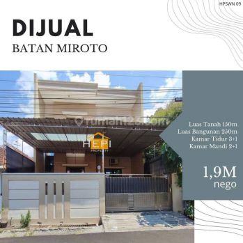 Rumah Dijual Tengah Kota Semarang,Batan Miroto