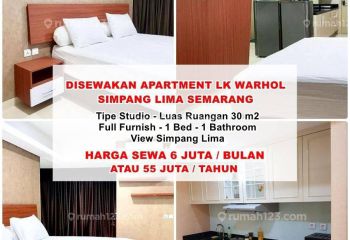 Disewakan Apartment Louis Kienne Warhol Simpang Lima Semarang