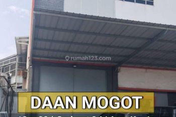 Gudang Area Daan Mogot, Parkir Luas, Bebas Banjir, Lantai Pabrik Sudah Cor Besi