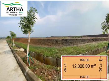 Lavling Industri Siap bangun karawang barat artha industrial hill