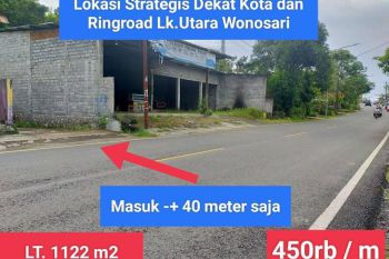 Jual Tanah Strategis Di Budegan Wonosari Gunungkidul Dekat Ringroad Dan Pusat
