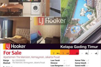 Apartemen The MansionTower Bougenville Emerald Lantai 21, Kemayoran, Jakarta