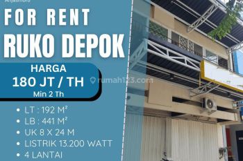 Disewakan Ruko 4 Lantai Depok Semarang