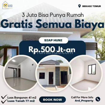 Rumah 1 lantai di kota bekasi lokasi bebas banjir