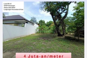 Tanah Kavling Sebrang Hotel Sheraton Yogyakarta Sudah SHMP