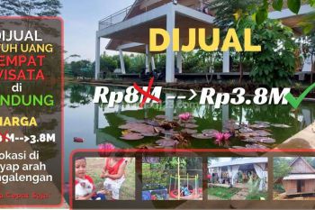 Bandung Ludologi Garden 4000m2 Bangunan 800m2 Banting Harga
