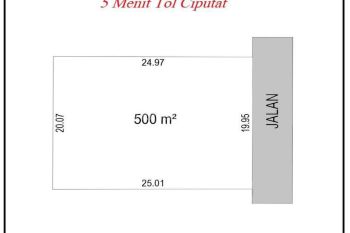 Tanah Tangsel Dekat Bandar Udara Pondok Cabe
