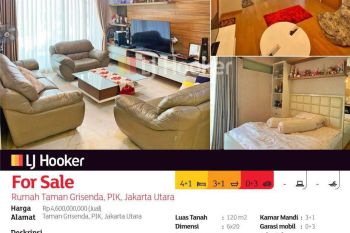 Rumah Taman Grisenda, PIK, Jakarta Utara