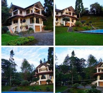 Dijual Villa di Cisarua Bogor ada Kolam renang 2km Wisata Gunug Mas