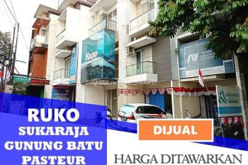 Ruko 3lantai Akses Ramai Sukaraja Pasteur Dkt Pintu Tol Pasteur