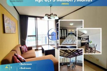 Apartemen Taman Rasuna, 1 BR, Furnished, Extra Balcony, siap huni