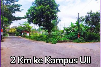 Jual Tanah Jogja Utara, Cocok Investasi, 2 Km Kampus Uii