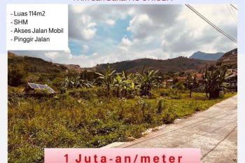 Tanah Bandung 1 km dari Bakal RS UNISBA Cicalengka SHM