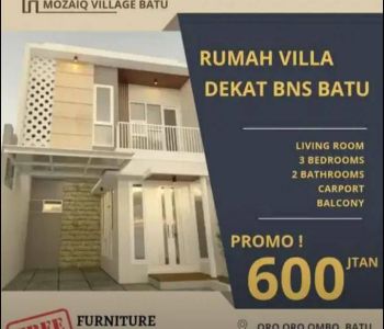 VILLA SIAP BANGUN LOKASI ATAS WISATA BNS 600 JUTAAN