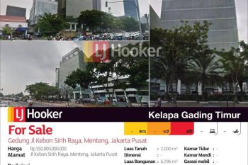 Kantor Jl Kebon Sirih Raya Menteng, Jakarta Pusat