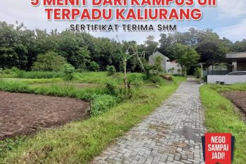 Tanah Yogyakarta 1.4 km dari Sekolah Al-Azhar Cairo Ngaglik Sleman SHM