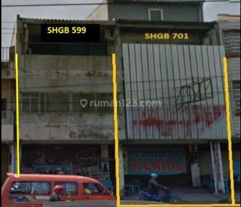 Ruko di Jl Kusuma Bangsa No 89 91, Kapasari, Genteng, Surabaya