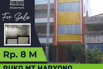 Dijual Ruko 3 Lantai Tengah Kota Mt Haryono