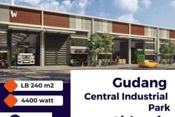 Dijual Gudang Central Industrial Park (CIP) Blok Zeta Security 24 Jam Siap Pakai